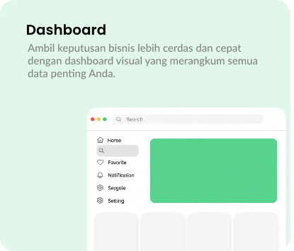 Mockup dashboard analitik