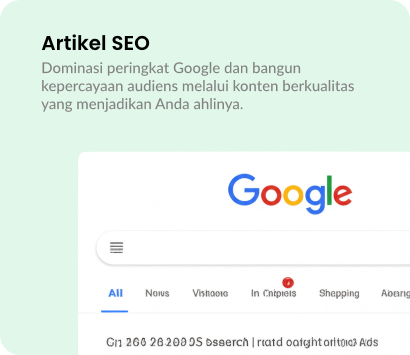 Contoh hasil artikel SEO